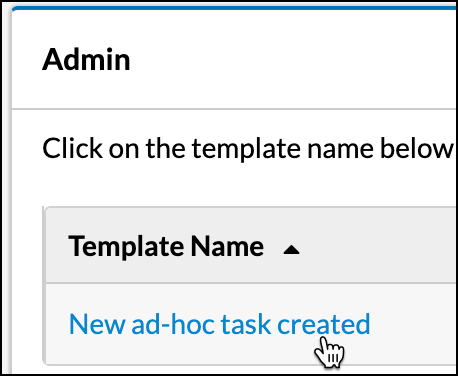 open Template